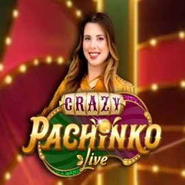Official Live Casino logo: Crazy Pachinko by Evolution at NV1 Casino