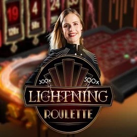 Lightning Roulette game by Evolution – logo hosted on NV1 Casino