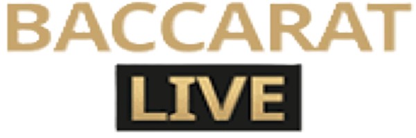 Live Baccarat online game logo by Evolution on nv1.eu.com