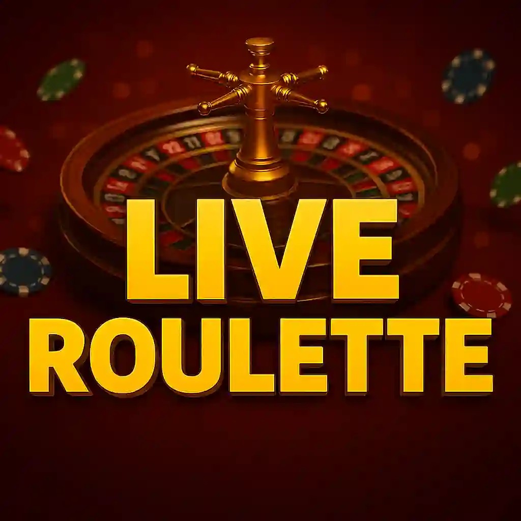 Live Roulette logo – Live Casino by Evolution at NV1 Casino