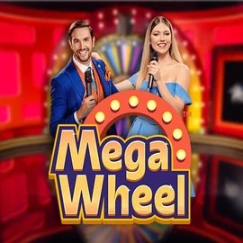 Mega Wheel slot logo by Pragmatic Play at NV1 Casino