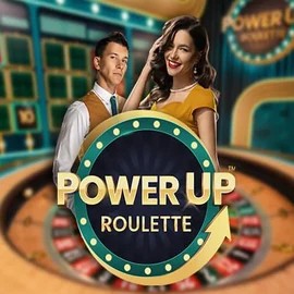 PowerUP Roulette slot visual from Pragmatic Play available on nv1.eu.com