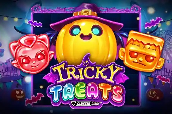 Official Slots logo: Tricky Treats by Push Gaming at NV1 Casino