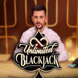 Live Casino logo of Unlimited Blackjack from Ezugi at NV1 Casino